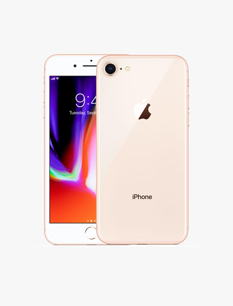 Apple iPhone 8 - 64GB, 4G LTE, (USED)Black/Rose gold 64GB - Renewed - Image 3